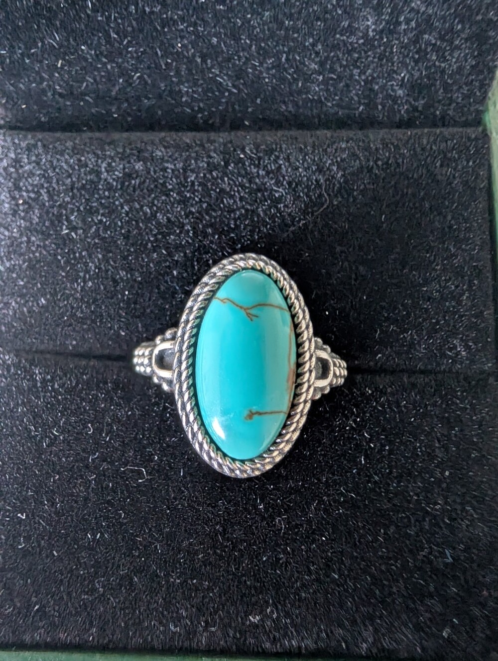 Authentic Turquoise Sterling Silver Ring